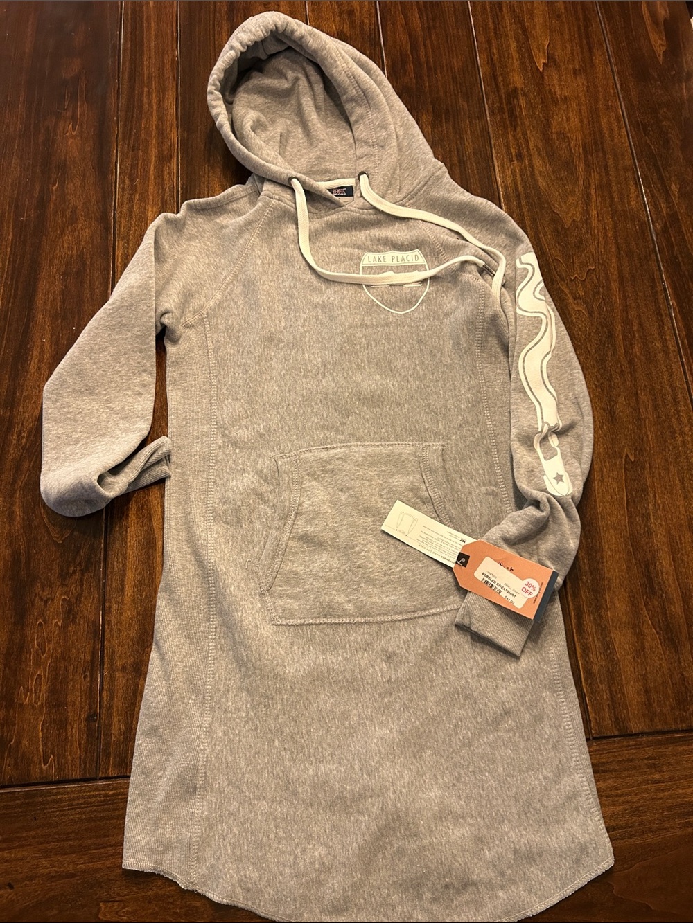 Heather Gray Bobsled Sweatshirt Dress